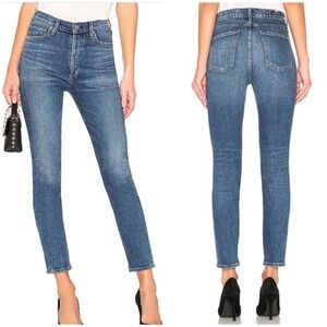 Citizens of Humanity Premium Vtg Olivia High Rise Slim Ankle Button Fly Jeans 30